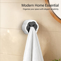 Sink Storage Hook for Kitchen and Bathroom Organization, Wall Mounted Single with No Drill Towel
