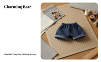 14cm Doll Clothes Easy to Wear BJD Doll Jeans Soft Material BJD Shorts for Kids