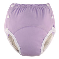 Adult Cloth Diaper with Snaps Washable Incontinence Briefs Leak-Resistant
