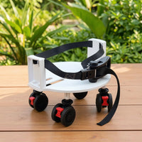 Swivel Golf Bag Wheel Attachment Adjustable Golf Bag Platform with Wheels Stable for Golfers