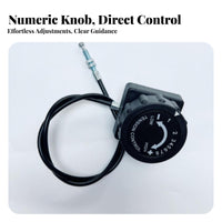 Long-Lasting Exercise Bike Tension Knob Numbered Adjustment Levels Exercise Bike Resistance Knob Easy Installation for Home Gym