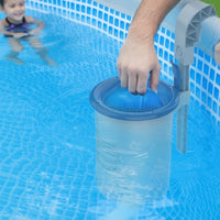 Wall Mount Pool Skimmer Adjustable Skimmer with Strainer Basket Filter Washable Long-Lasting
