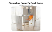 Modern Design Transparent High Stool Minimalist Aesthetic Transparent Seat Metal Frame Stool Chrome Finish Legs Counter Chair Easy to Clean for Restaurant Owners, Event Planners, Homeowners, Home Bar, Kitchen Island, Dining Room, Special Events