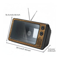 Vintage Television Screen Viewing Enhancer Decorative Display Piece TV Phone Amplifier Portable Vivid Display Screen Viewing Enhancer