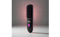 Cordless Straightening Comb Rechargeable Straightener Comb Portable Hair Straightening Brush Compact for Travelers