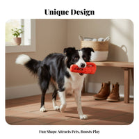 Dog Teething Toy Teeth Cleaning Dog Toothbrush Toy Chew-Resistant for Young Dogs