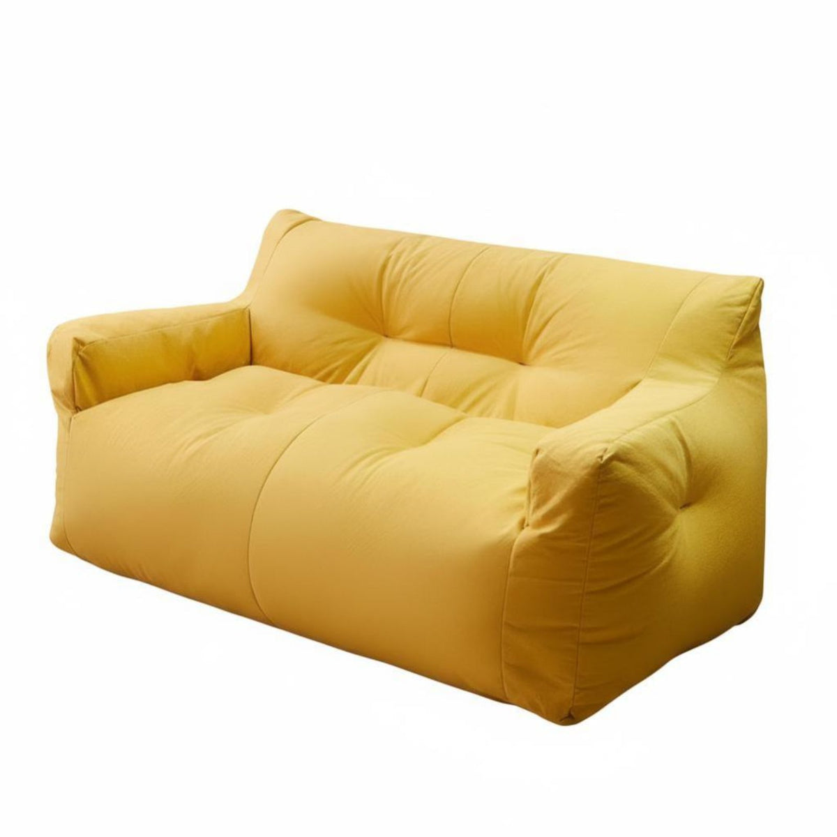 Bean Bag Sofa, Nordic Minimalist Design, Double Seat, Removable Cover, EPS Filling, Ideal for Small Apartments, Bedrooms