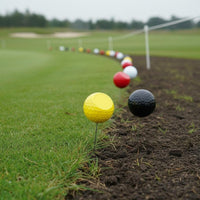 High Visibility Golf Tee Marker Long-Lasting Construction Teeing Ground Marker Lightweight Sports Equipment for Golfers
