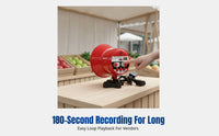 Outdoor Handheld Megaphone, Rechargeable Loudspeaker, High Volume, PA Amplifier for Stall Sales