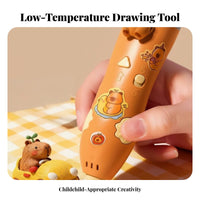 Low-Temperature Printing Pen Beginner Approachable Low-Temperature Filament Refills Cute Creature Design Three-Dimensional Doodler for Beginners