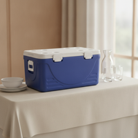 Commercial Insulated Cooler Box for Food Delivery, Camping, and Outdoor Events - 56-170L