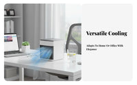 3 Speed Settings Desktop Misting Fan Humidifier Function Portable Misting Fan Quiet Operation