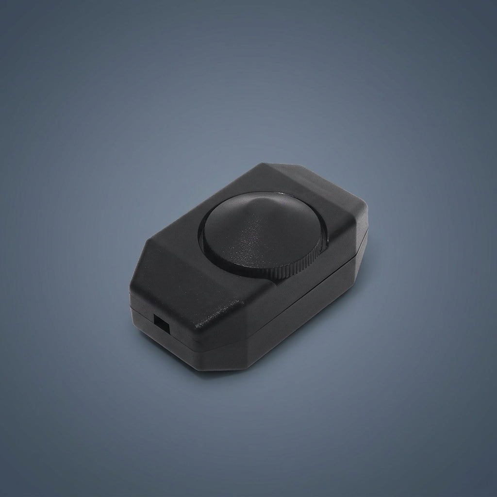 Dimmer Switch with Rotary Control for Outdoor Lighting, Inline Silicone Control for Tungsten Lamp, Single Wire Input and Double Wire Output, 1pc