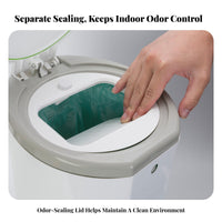 Foot Pedal Diaper Pail No Bending Required Odor Resistant Diaper Pail Foot Pedal Trash Can Large Capacity Easy to Clean