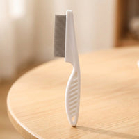 Cat Brush and Dog Brush for Dog Grooming, Fine Tooth Cat Comb and Dog Comb for Pet Grooming, Universal for Pets with Plastic Handle, 1 Pack Only