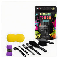 8 Pieces Allall-in-Single Bike Cleaning Kit Easy to Use Bike Cleaning Brush Kit Cycle Wash Brush Set for Garage