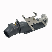 RC Boat Jet Thruster with Backward Pump 26 Mm Water-Jet Propulsion Unit with Steering Servo Frame High-Speed for Hobbyists