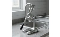 No Electricity Stainless Steel Hand Juicer Easy to Clean Orange Juicer High Yield Hand Crank Juice Press Rubber Feet