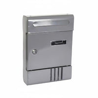 Rainproof Mailbox Iron Mailbox Powder Coated Metal Postbox for Outdoor, Front Doors