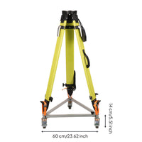 Surveying Tripod Trolley Rolling Tripod Base with Wheels Stable Support for Studios