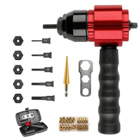 Rivet Adapter with Wrench Labor-Saving Cordless Riveter Insert Nut Tool
