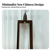 New Chinese design two-level-level Pedestal Stand Floor-Standing 2-Tier Plant Shelf Minimalist Design Flower Pot Holder Space Saving for Decorators, Homeowners, Office Workers, Living Room, Entryway, Balcony, Bedroom