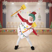Snowman Costume Festive Foam Costume Easy to Put on Snowman Accessory Set for Halloween