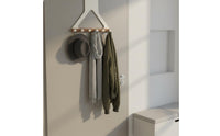 Wooden Wall Hook No Drill Wall-Attached Coat Hook Simple to Install Household Storage for Bedroom