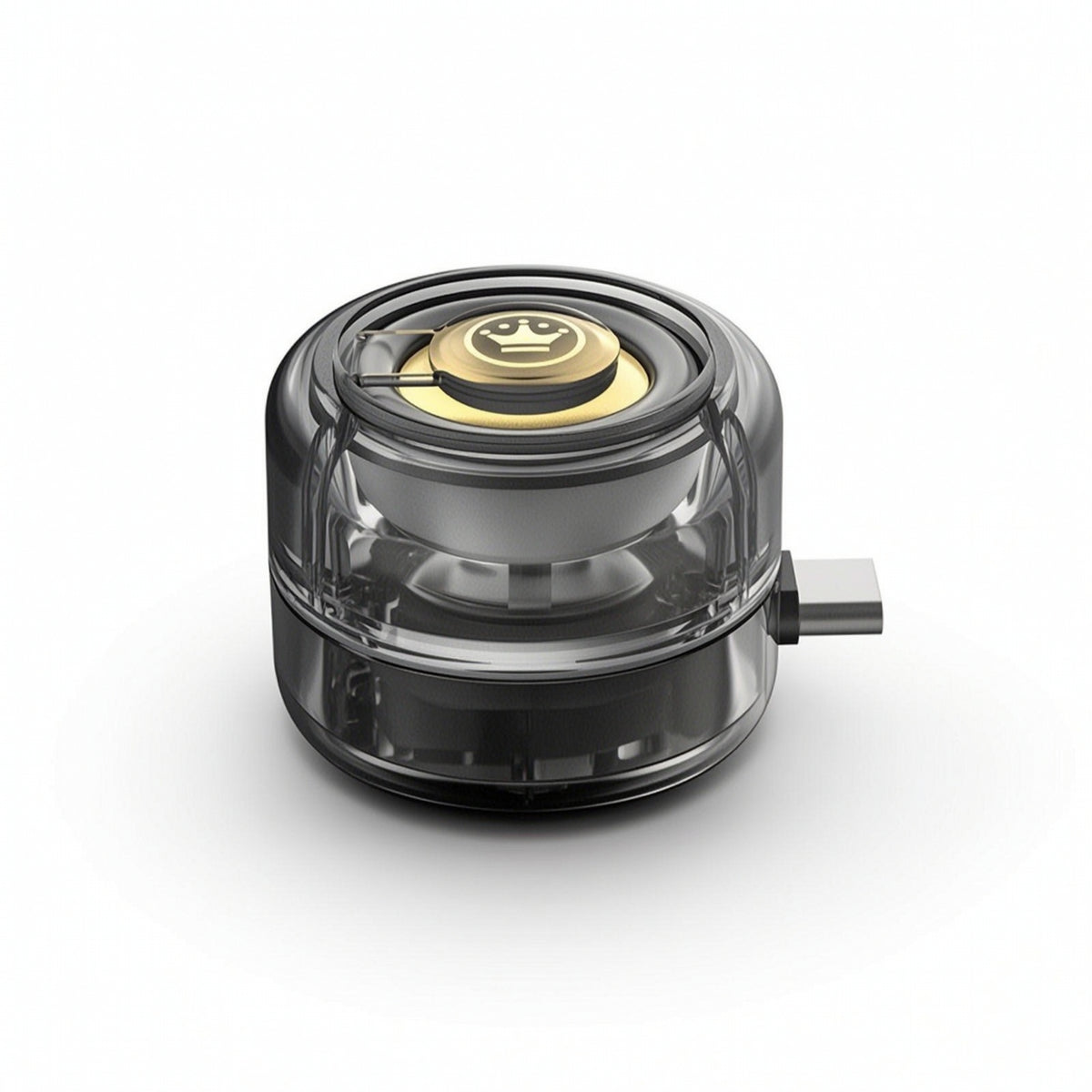 Cablecordless Type-C Speaker Lightweight Speaker with Type-C Connector Small Clear for Travel