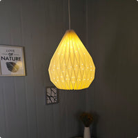 Paper Pendant Lamp Shade Foldable Pleated Paper Shade Decorative Indoor Decor for Cafe, Bar