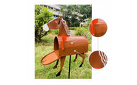 Post-Mount Mailbox Decorative Mailbox with Flag Farmhouse for Homeowners, Driveway, Garden
