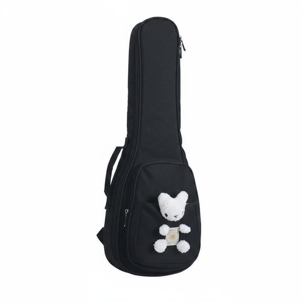 Portable 23 Inch Ukulele Case Cute Design Ukulele Backpack Case Adjustable Straps Instrument Storage Thick Padding for Children, Children, School, Travel, Music Lessons