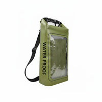 Sturdy PVC Material 2L Roll Waterproof Bag Touch Screen Friendly Waterproof Bag Phone Holder Adjustable Shoulder Strap Outdoor Gear Lightweight for Swimming, Beach