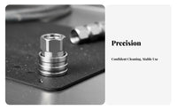 1/4 Inch Quick Connect Adapter Leak Proof High Pressure Washer Quick Connector Secure Ball Lock Design Pressure Washer Adapter Easy to Install for Car Washing