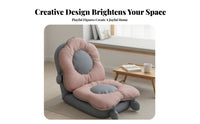 Foldable Adjustable spinerest Lounger Legless Design Adjustable spinerest Recliner Space Saving Floor Chair Multi-Functional for Adults, Students, digital entertainment game enthusiasts, Bedroom, Bay opening, Small Apartments, perusing