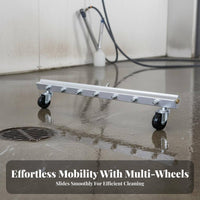 Pressure Washer Underbody Cleaner Versatile Use Car Chassis Washer on Wheels Two-Way-Function Undercarriage Cleaner for Garage