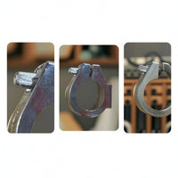 Anti-Slip Drum Stand Clamp with Locking Tab Nonslip Drum Memory Lock Stable Hardware Secure for Drummers
