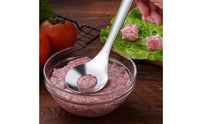 Uniform Shaping Stainless Steel Meatball Scooper Easy to Clean Meatball Creator Spoon Long-Lasting Seafood Ball Press Spoon Hygienic