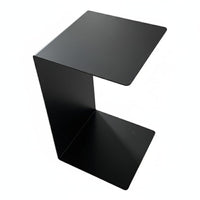 Modern Design C-Shaped Snack Table Minimalist design Household Furniture Movable Space-Saving for Apartment Dwellers, Home Workers, Homeowners, Living Room, Small Spaces, Bedroom, awayice