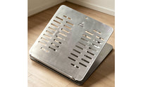 9-Position Stainless Steel Slant Board Rust-Resistant Adjustable Calf Stretch Board Waterproof Foldable Leg Stretcher Heavy-Duty