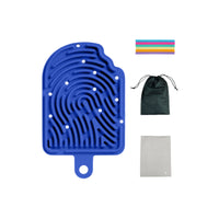 Sensory Board with Silicone Strips Portable Silicone Sensory Board Calming Compact for Children, Travel, Car Ride