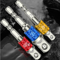 3 Pieces Hex-Shank Adapter Set Forged Power Tool Accessory Wear-Resistant