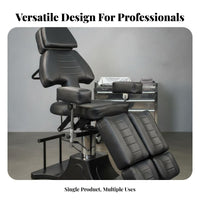 Hydraulic Permanent Design Chair PU Leather Upholstery Multi-Functional Massage Table Easy to Clean Adjustable Beauty Bed for Beauticians