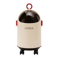 Trash Can with Sliding Lid Modern Wastebasket Easy to Clean for Bedroom