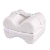Contoured Foldable Leg Pillow Pressure Relief Memory Foam Leg Pillow Supportive Knee Cushion Alignment for Napping