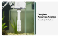 Versatile Aquarium Strainer Pump Exceptionally Quiet Fish Tank Oxygenator Pump Increases Internal Aquarium Strainer for Aquariums, Turtle Tanks