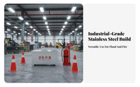 Industrial Grade Fire Fighting Sandbox Anti-Rust Flood Control Sand Container Reinforced and Thickened Stainless Steel Fire Box Long Service Life for Factory Owners, Building Managers, Gas Stations Plants, Warehouses, High-Elevate Buildings