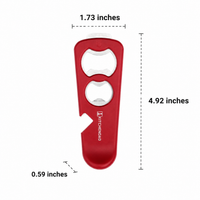 Universal Jar Openers for Arthritis Hands, Multi-Function Bottle Opener, Ergonomic Lever Design for Elderly, Easy Grip Composite Multi-Tool