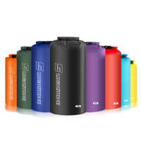 8 Pieces Portable Outdoor Waterproof Barrel Bag Tear-Resistant Roll Top Dry Bag Waterproof Compression Sack for Rafting