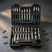 39 Pieces Transmission Oil Change Connector Kit ATF Gearbox Filling Adapter Precision-Cut ATF Gearbox Filling Adapter Set for Auto Technicians